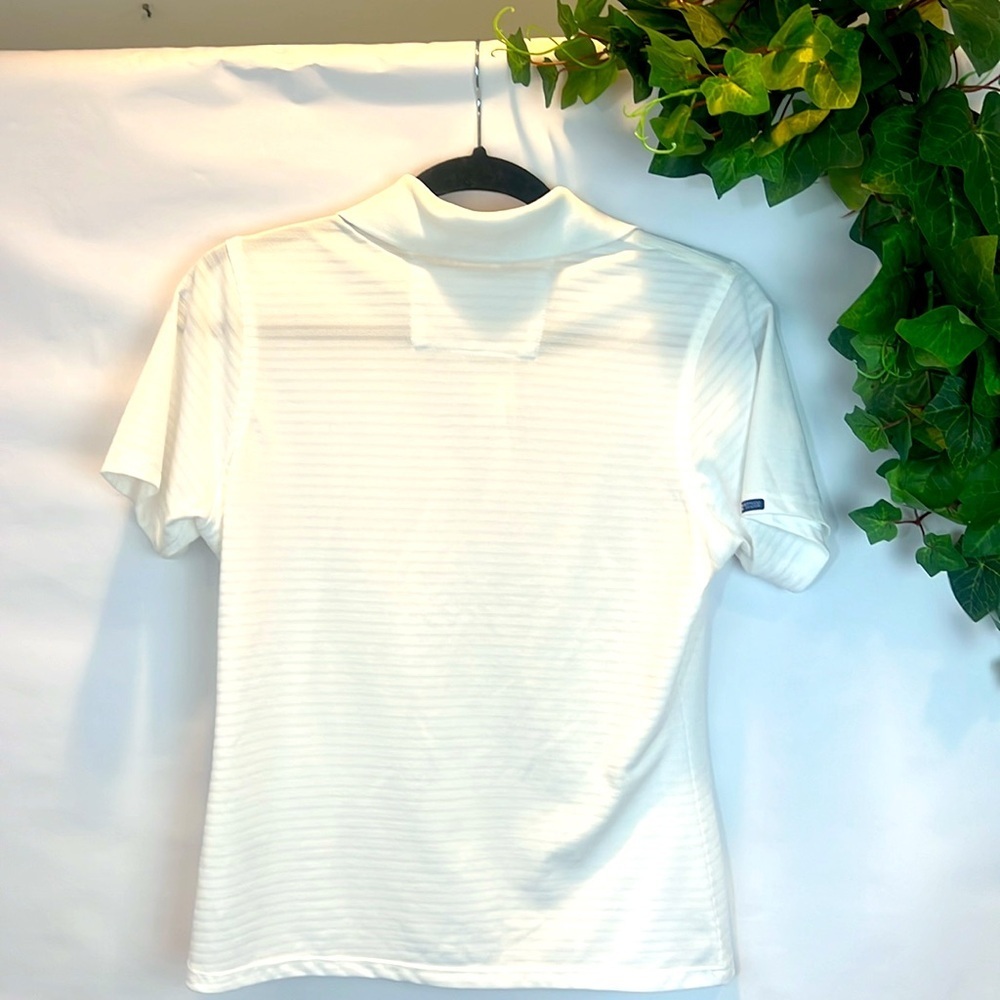 Bermuda Sands White Wicking Polo - Picture 5 of 6